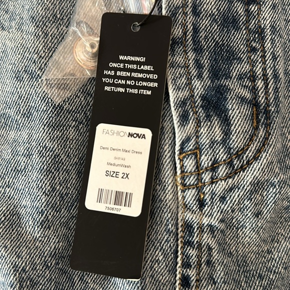 Fashion novaDenim maxi dress - Picture 5 of 12